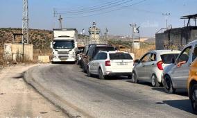 الاحتلال يغلق حاجز جبع العسكري شمال القدس