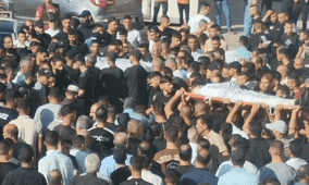 تشييع جثماني الشهيدين الزغارنة وحوشية في الرماضين ويطا بمحافظة الخليل