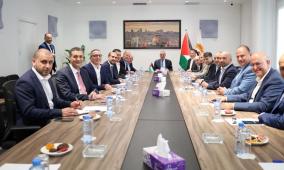 الشيخ يلتقي بممثلين عن القطاع الخاص الفلسطيني