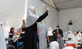 البعثة الإرشادية والوعظية النسائية تنفذ أنشطة ودروس دينية لحجاج فلسطين 