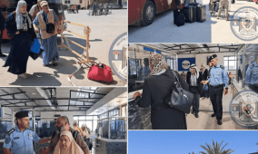  وصول آخر دفعة من حجاج بيت الله الحرام والحجاج العالقين إلى مدينة أريحا