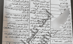إجابة حل امتحان اللغة العربية ثانوية عامة مصر 2025 إجابات رسمية