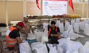 غزة... استمرار حملات الإغاثة المغربية لفائدة العائلات الفلسطينية الأكثر احتياجا في قطاع غزة