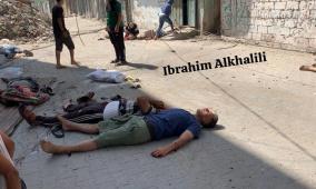 مجزرة جديدة: 9 شهداء بقصف الاحتلال مجموعة مواطنين شرق غزة