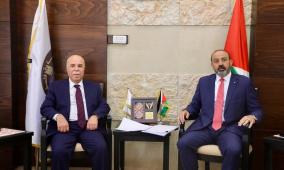 النائب العام يبحث مع رئيس مجلس القضاء الأعلى سبل حماية المنظومة القضائية
