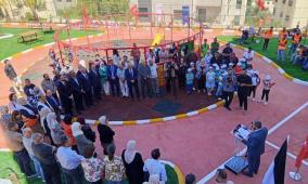 بلدية البيرة تفتتح الحديقة التركية