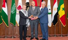 وفد من منظمة التحرير الفلسطينية يزور وكالة بيت مال القدس الشريف بالرباط