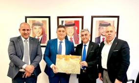 امين عام وزارة النقل الأردني ونظيره الفلسطيني يبحثان تذليل العقبات