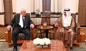 اللواء هب الريح يزور البحرين ويلتقي وزير الداخلية الشيخ راشد بن عبد الله آل خليفة