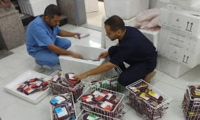 وصول 6000 وحدة دم إلى قطاع غزة