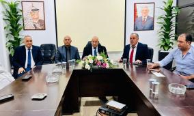 وزير الداخلية يجري جولة تفقدية في محافظة جنين