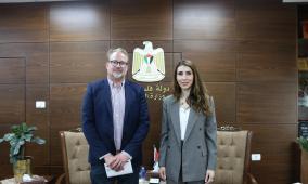 وزيرة العمل تبحث مع القائم بأعمال سفارة النرويج الأوضاع الاقتصادية والاجتماعية للعمال