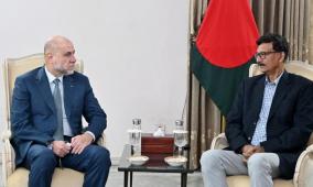 الهباش يبحث مع وزير خارجية بنغلادش الأوضاع في فلسطين وسبل تعزيز العلاقات الثنائية