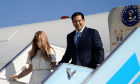 وزير الخارجية الأميركي ماركو روبيو يصل إلى إسرائيل