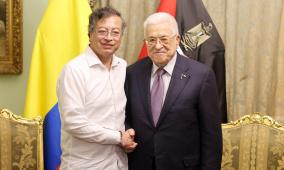 الرئيس يجتمع مع نظيره الكولومبي