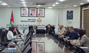 وزيرة العمل تلتقي نظيرها الأردني لتعزيز التعاون في مجالات التفتيش والسلامة والصحة المهنية  ودعم التشغيل