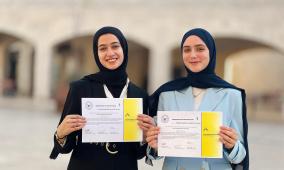 طالبتان من جامعة النجاح تحصدان المركز الثاني في مسابقة "حق الوصول إلى المعلومات"