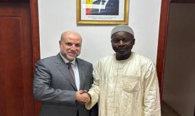 الهباش يبحث مع مستشار الرئيس السنغالي إقامة ملتقى فلسطيني أفريقي لحماية المقدسات