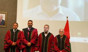 الباحث القانوني بدر زماعرة ينال درجة الدكتوراه بامتياز مع التوصية بالنشر والتبادل من الجامعة العربية الأمريكية