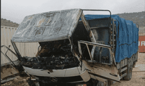 اعتداء جديد ووحشي للمستوطنين يطال شركة الجنيدي في طولكرم