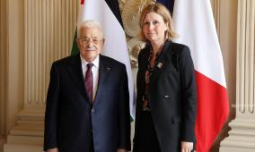 الرئيس يلتقي رئيسة البرلمان الفرنسي
