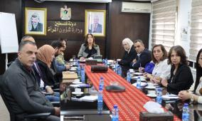 "شؤون المرأة" ومؤسسات حقوقية ومجتمعية تعقد لقاء لمواجهة انتهاكات الاحتلال