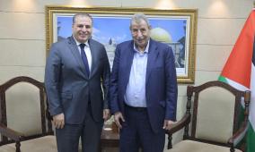 خوري يبحث مع السفير الأردني ترتيبات عيد الميلاد في الأراضي المقدسة