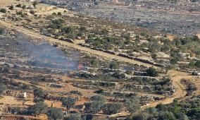 مستوطنون يحرقون أشجار زيتون ويسرقون معدات زراعية في عطارة شمال رام الله