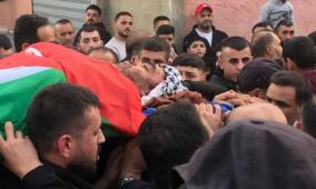 نابلس: أبناء شعبنا يشيعون جثمان الشهيد بهاء راشد