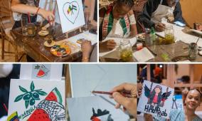 "أرسم من أجل غزة".. مبادرة فنية في باماكو تضامنا مع شعبنا