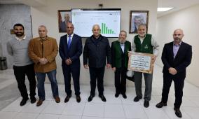 وزارة الداخلية تفتتح مشروع الطاقة الشمسية في مقرّها الرئيسي برام الله