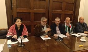 مؤتمر صحفي في أثينا للمطالبة بالإفراج العاجل عن مروان البرغوثي وأحمد سعدات وكافة الأسرى