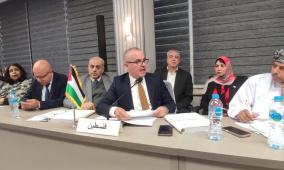 وفد فلسطين يشارك في اجتماعات مجلس إدارة اتحاد الغرف العربية بالقاهرة