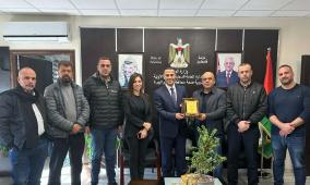 "فتح" في محافظة رام الله والبيرة تزور وتبارك لمدير عام صحة المحافظة الجديد د. أحمد درامنة