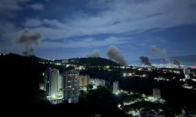 غارات جوية على عدة مواقع في العاصمة الفنزويلية