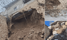 إخلاء ثلاث أسر من عائلة أبو صبيح بعد انهيار جزئي للمنازل نتيجة حفريات الاحتلال