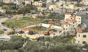 الاحتلال يهدم منزلا في شقبا غرب رام الله