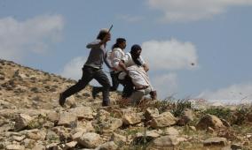 إصابات جراء اعتداء للمستوطنين في بيت فوريك شرق نابلس