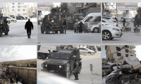 الاحتلال يخطر بهدم محال تجارية في محيط مخيم قلنديا