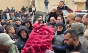 تشييع جثمان الشهيد محمد نصر الله في الظاهرية جنوب الخليل