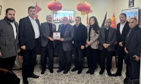 لقاءات متواصلة تعقدها جمعية رجال الأعمال الفلسطينيين لتفعيل مجالس الأعمال المشتركة