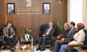 برهم يبحث مع ممثل "كويكا" مستجدات إنشاء معهد الذكاء الاصطناعي