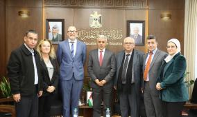 برهم يلتقي ممثل اليونيسف في فلسطين ويبحث معه سبل التعاون  وخطة تعافي التعليم