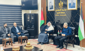 قلقيلية: المحافظ يستقبل وفد من كلية الدعوة الإسلامية ويبحث معهم عدداً من القضايا