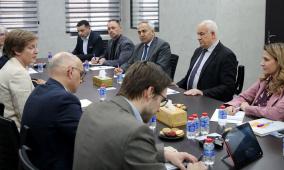 وزير الداخلية يستقبل وفداً ألمانياً ويبحث مستجدات الأوضاع في الأراضي الفلسطينية