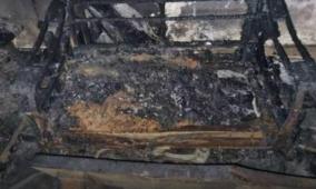 مستوطنون يحرقون بركسا لتربية الدواجن في الرشايدة شرق بيت لحم