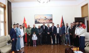 بالصور| السفير جواد عواد يستقبل أبناء الجالية الفلسطينية بمناسبة عيد الفطر السعيد