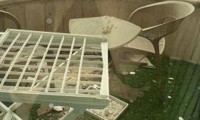 سقوط شظايا صواريخ في مخيم قلنديا وكفر عقب