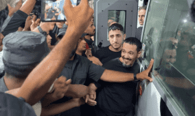 وصول 11 أسيرا إلى مستشفى شهداء الأقصى وسط قطاع غزة