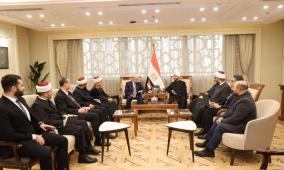 وفد القيادات الدينية يبحث مع وزير الأوقاف المصري التعاون المشترك